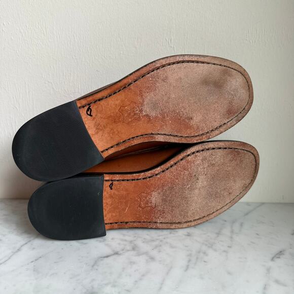 L.L. Bean Brown Leather Tassel Loafers Preppy Men’s Size 7.5 | Women's 9 - Picture 10 of 10